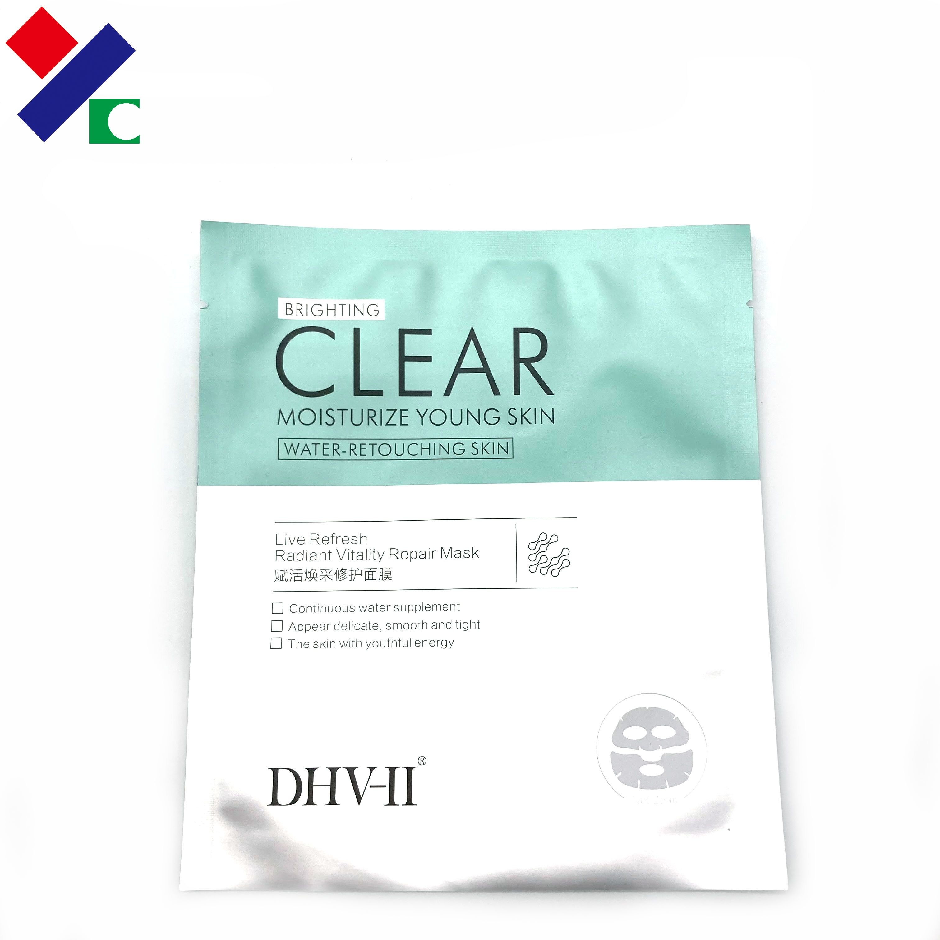 Customized Aluminum Foil Three Side Seal Sachet Bags 25ml