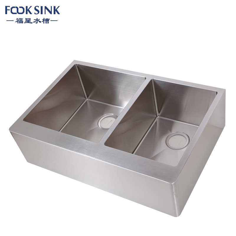 304 SS Apron Style Sink , Undermount Apron Front Sink For Hotel / Restaurant