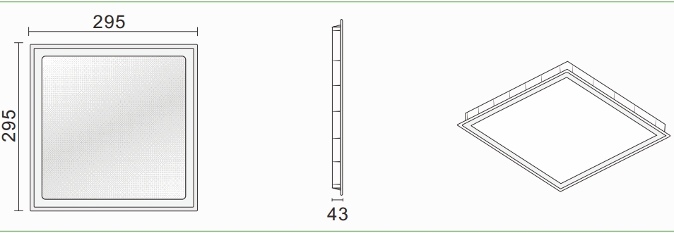 1080lm Dimmable 12w LED Panel Light warm white or cool white TUV CB GS SAA Approved