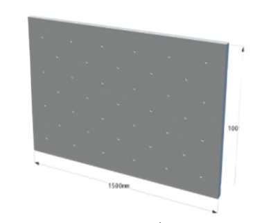 Composite Fiberglass Rock Climbing Wall Panel for Climbing Gym Max Capacity 100-500kg