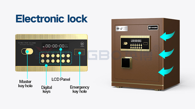 YB/N7-45 Electronic Digital Lock Office Safe Box Solid Steel 26±2kg