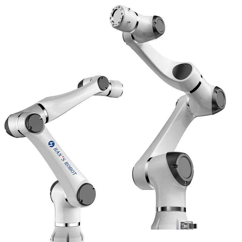 Hans E5 Cobot Arm 6 Axis With Welding Machine Torch And Robot Linear Rails System For Mig Mag