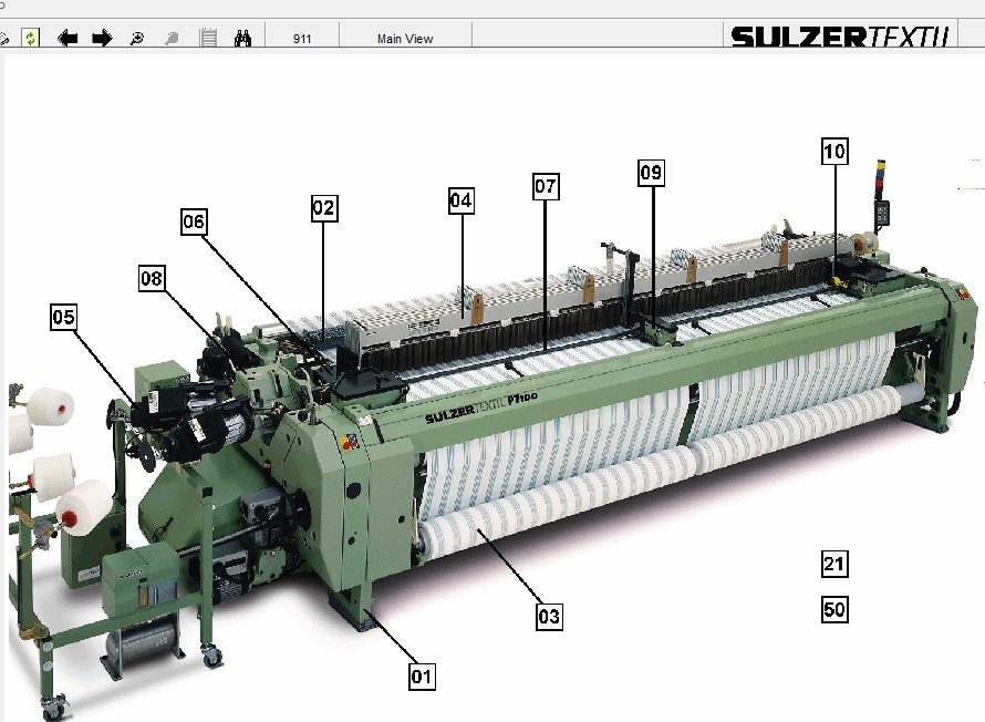 Part No 911316268 SL GUIDE RAIL PU For Sulzer Weaving Loom PU Parts