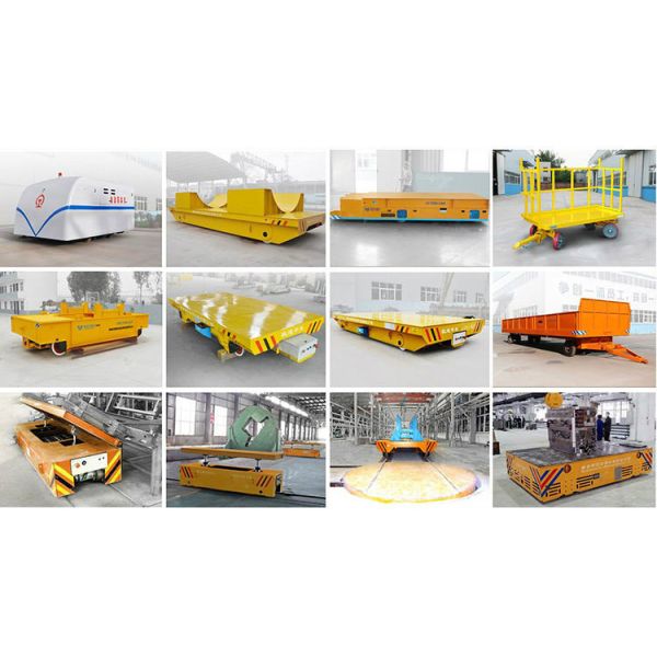 High Capacity 100 Ton Mobile Cable Powered Material Transfer Carts For Industrial