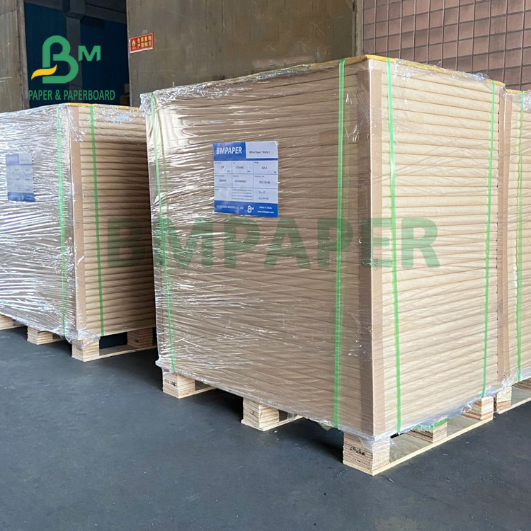  80# 100# Coated Silk Text Paper For Book Inserts 684 x 990mm High Strength