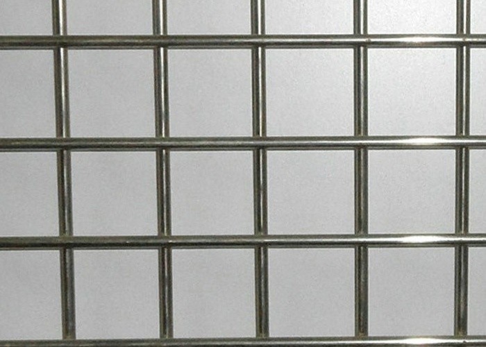 Weld 50x50mm Hole 4ft Galvanised Steel Mesh Panels Silver