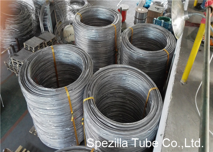 TP316L Annealed stainless steel tubing coil Seamless ASTM A269 OD 1/4'' X 0.035''