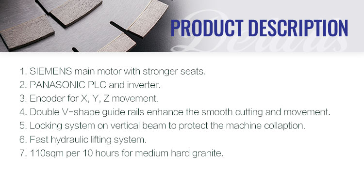 Multi Disc Granite Stone Cutting Machines for Precise Cutting of Granite Slabs in India