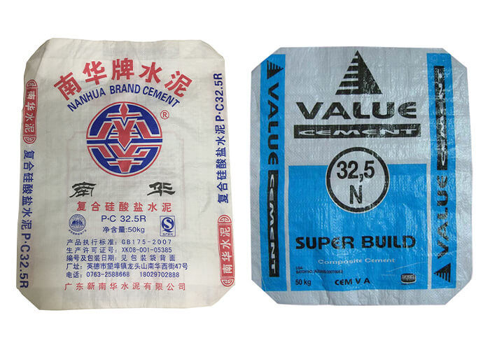 50Kg PP Block Bottom Valve Bag Adjustable By Micro Perforation QS SGS