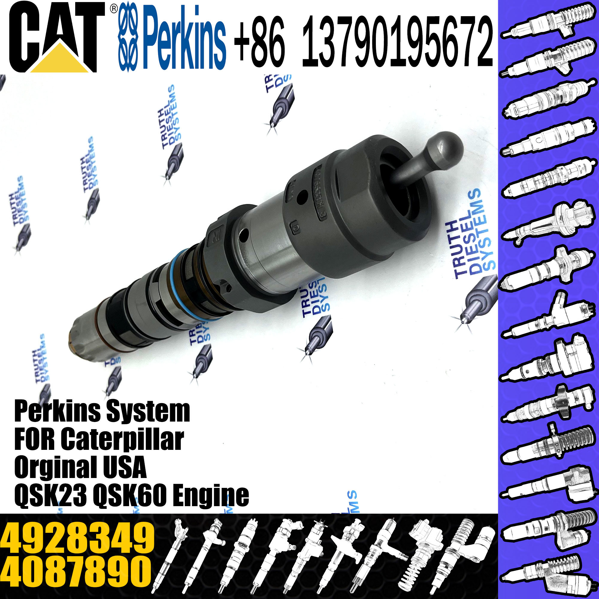 KTA19 QSK19 Fuel Injection Pump 4928349 Cummins Isx15 Injector