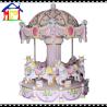 Buy cheap Kiddie horse ride merry-go-round carrousel 6 seats girls game for amusement park from wholesalers