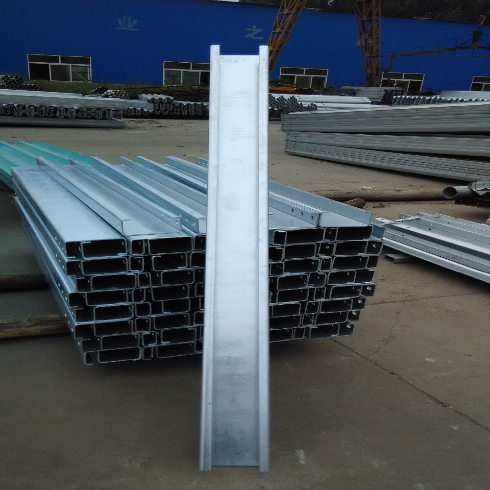 Q235 Q345 Galvanized Steel Highway Guardrail Fishtail End for Customized Projects