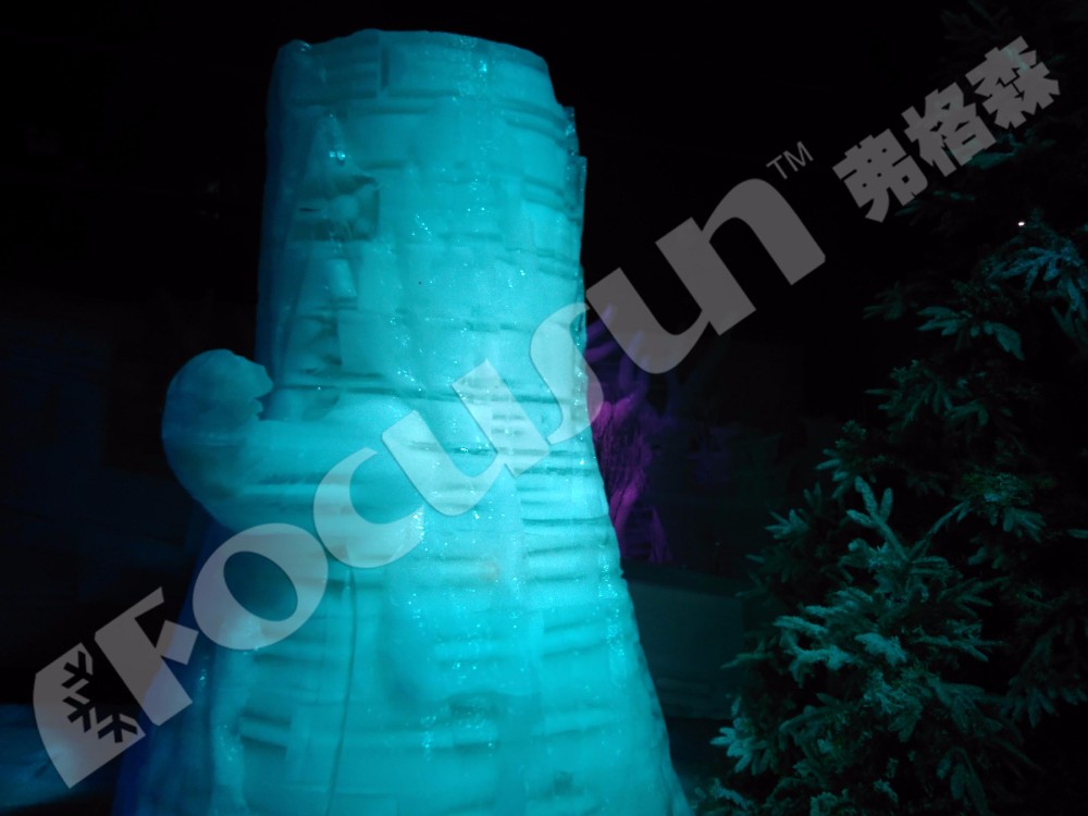 Energy-saving 2.7kw 124.3kw Brine System Block Ice Maker for Large Scale Ice Sculpture
