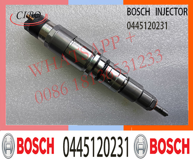 Golden Vidar Fuel Injection Common Rail Fuel Injector 0445120231 0445120126 Diesel Engine Injector 0445120231