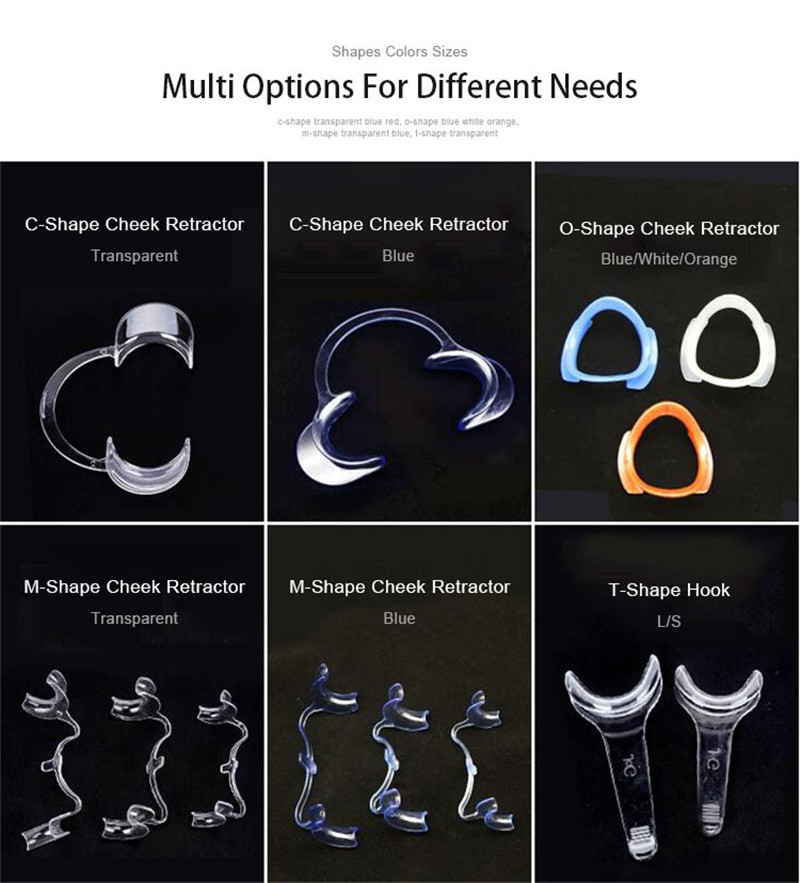 Autoclavable Dental Materials Mouth Opener C Shape Dental Lip Teeth Whitening Cheek Retractor