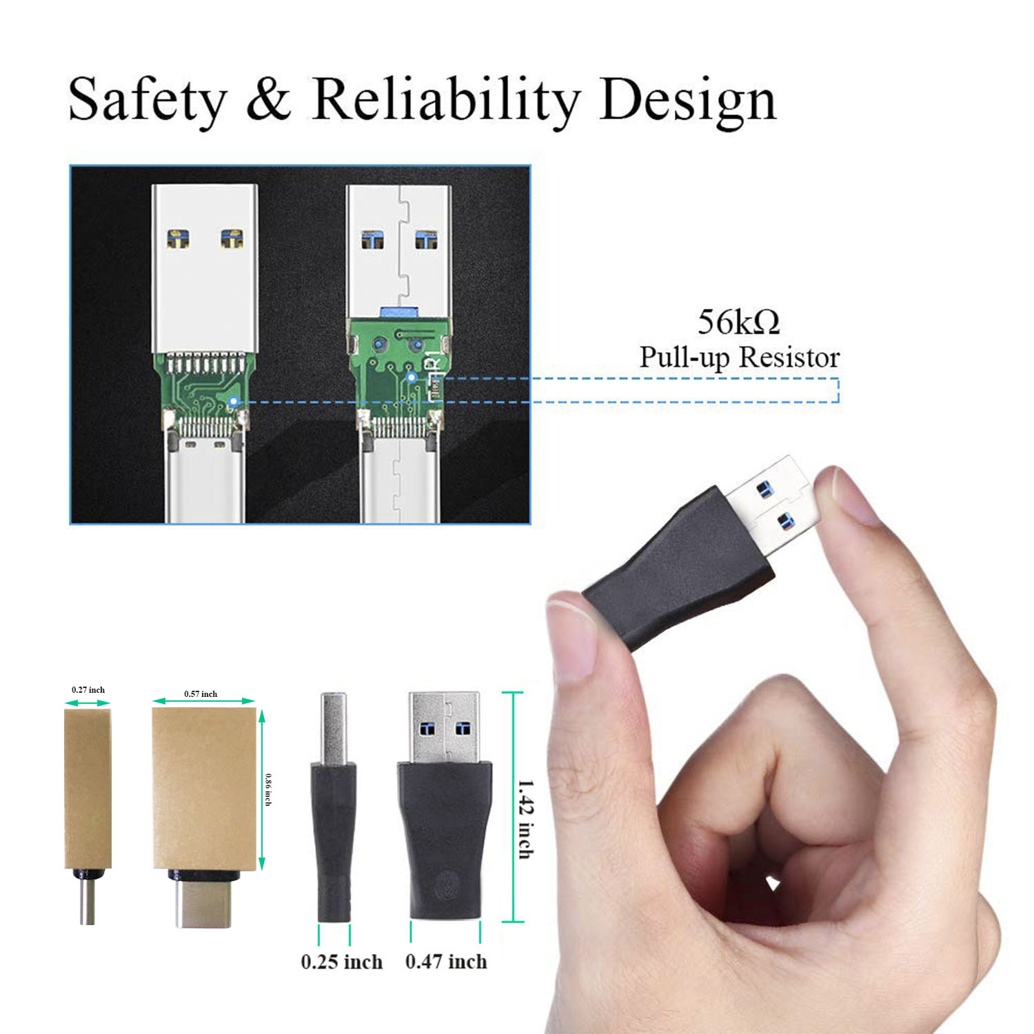 Wholesale Headphone 18W Quick Charge USB 3.0 To Connector Type C Adapter Converter