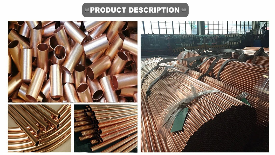 2 Inch Air Conditioner Copper Pipe Tube Insulated ASTM B88 C12200 C11000