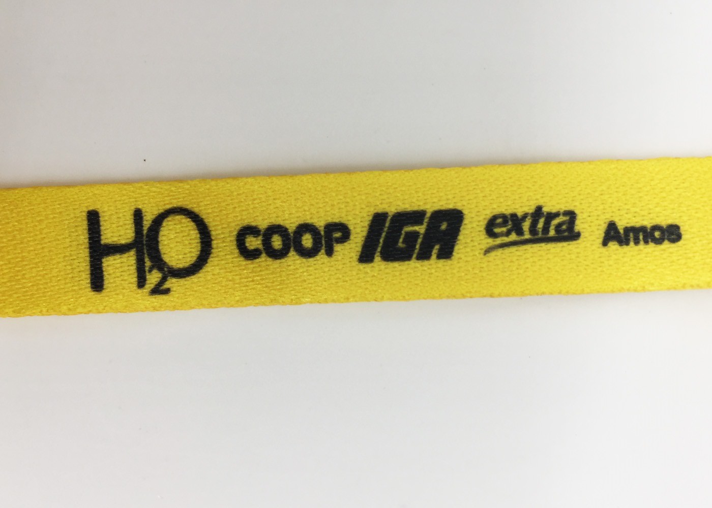 Flamboyant ECO-Friendly Lanyard with logo heat transfer for exhibiton