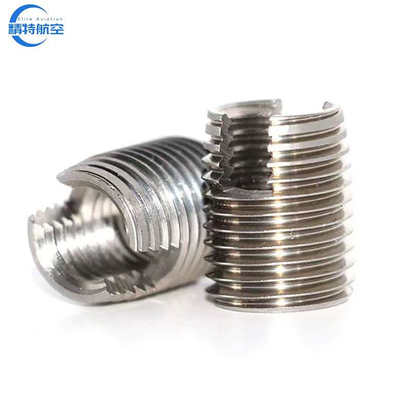 New Press Knurled Ultrasonic Threaded Insert Nut Self Tapping Bushing Stainless Steel Selftapping Thread Insert for Plastic