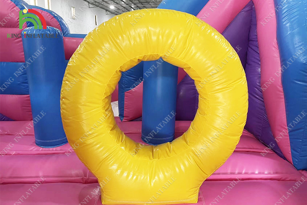 13ftx13ftx11.5ft Rainbow Unicorn Bouncy Castles Bounce House