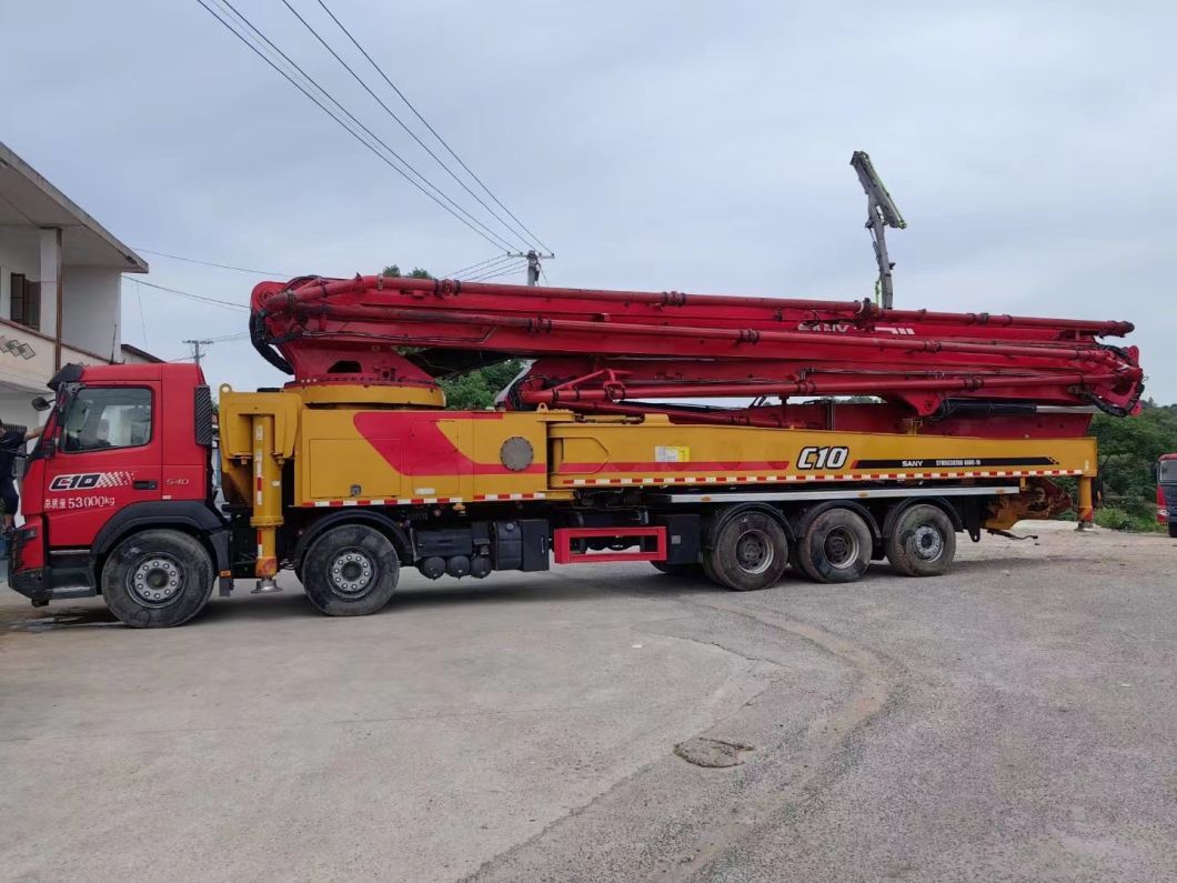 2020 Used Concrete Pump Truck 62m Volvo Chassis Truck Mounted Pump Construction Equipment