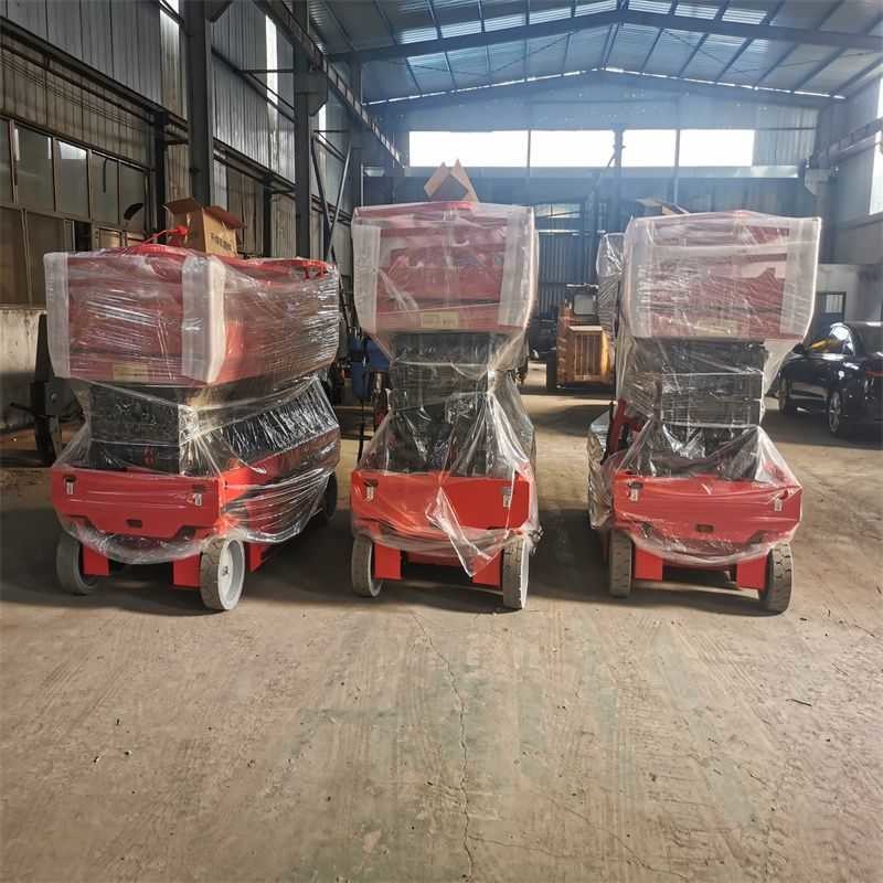 Scissor Platform Indoor Lift Mini Scissor Hydraulic Platform Lifter With Outriggers