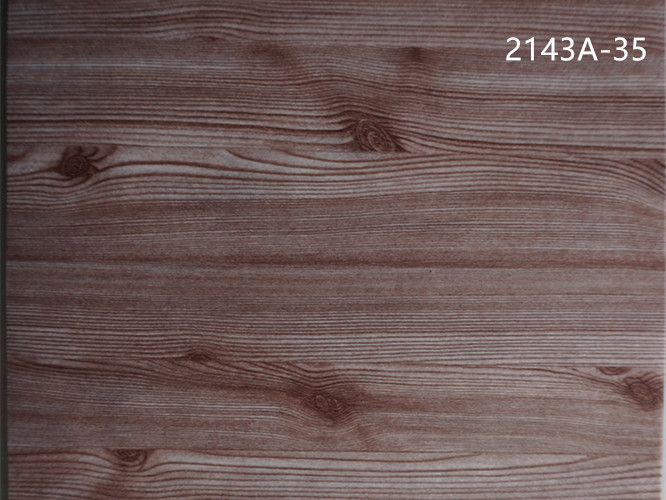 Indoor Decorative Wood Grain Transfer Paper Cherry Color anti UV