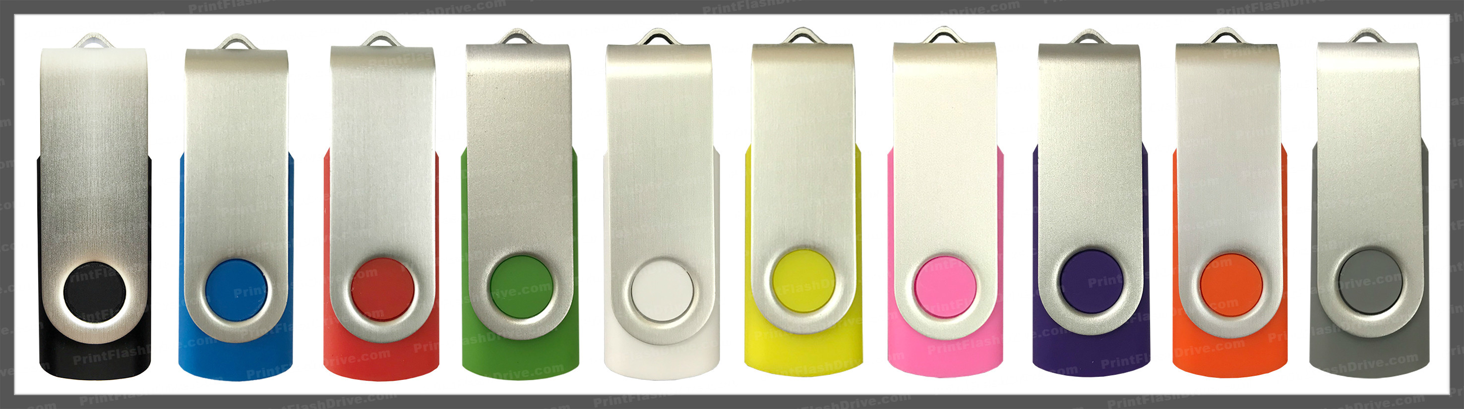 Bulk USB Swivel Flash Drive , Custom Printed Swivel Usb Memory Stick