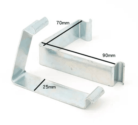 Logo Customized Reusable Plywood Box Assembling Crate Clip Spring Steel Snap Crate Clips