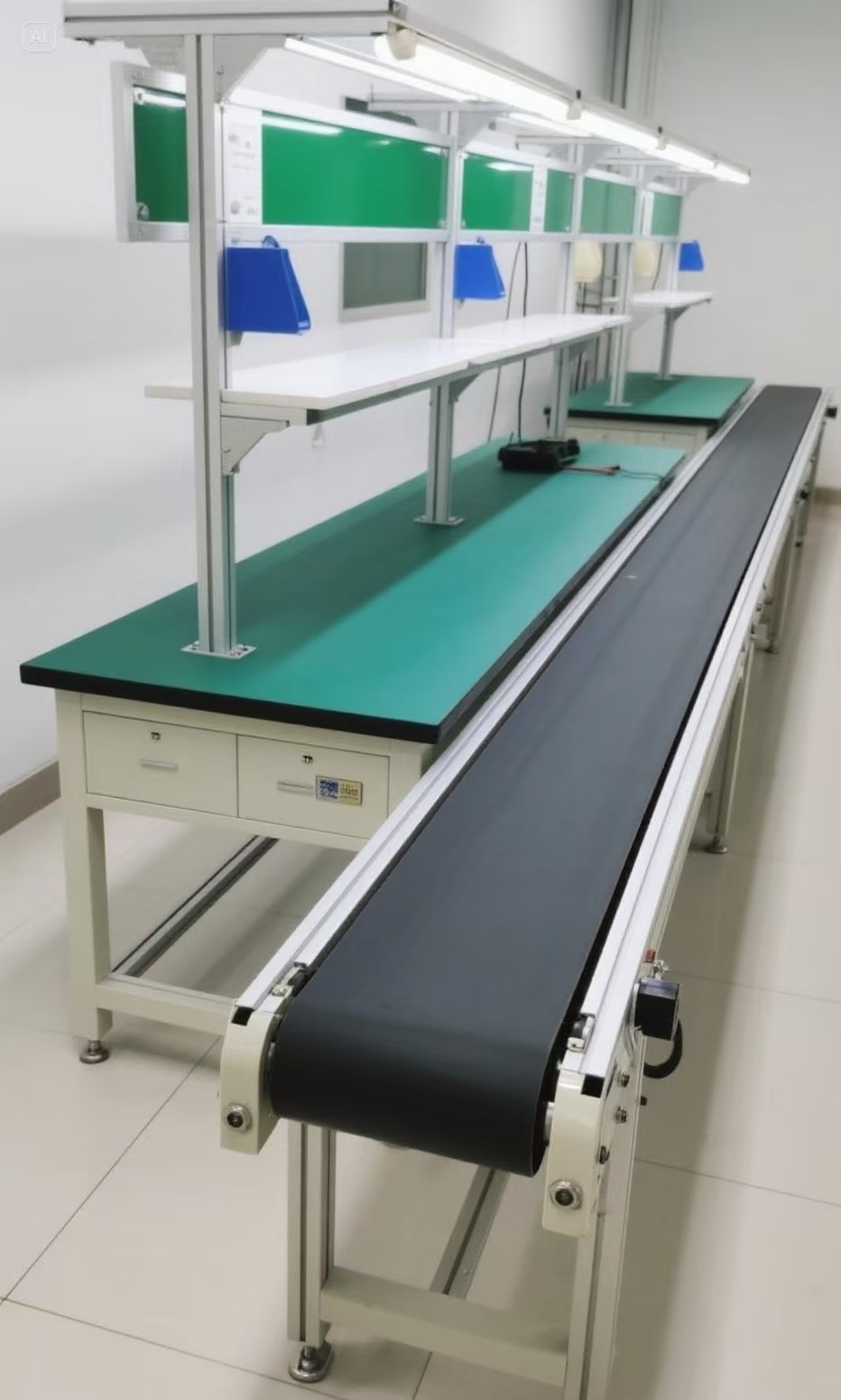 Unilateral belt line of independent workbench/Belt conveyor line /Assembly Line Belt Conveyor
