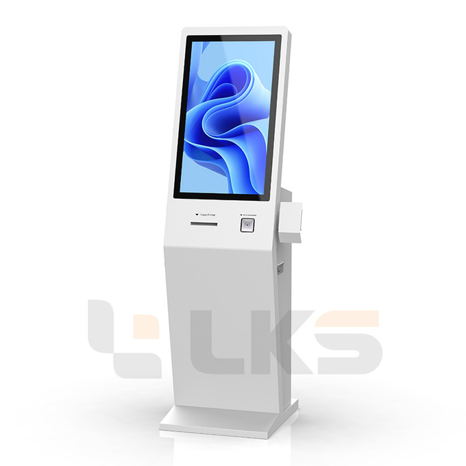 Capacitive Touch Screen Self Service Kiosk Machine for Visitor Registration and Payment