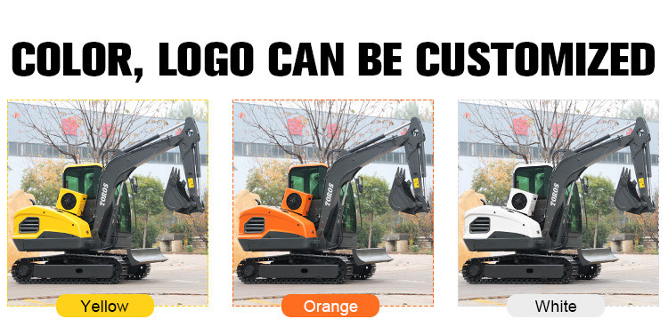 Multipurpose Mini Excavator 4 Ton Garden Farm Mini Digger supplier For Narrow Place