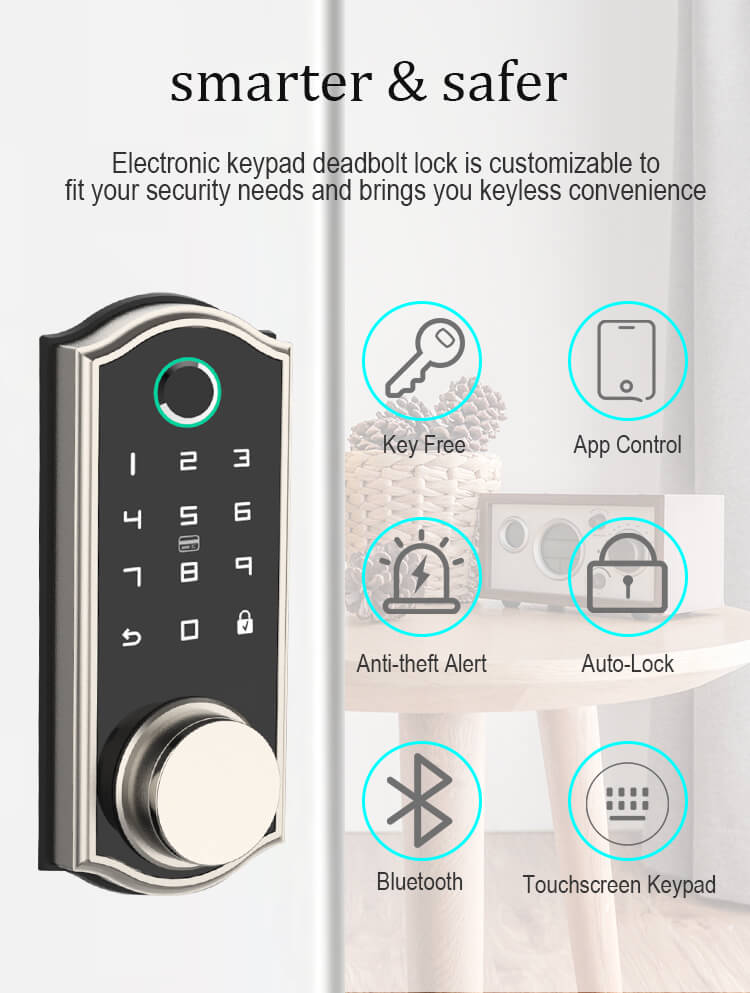 HFSecurity BP03 Biometric Remote Control Fingerprint Door Lock