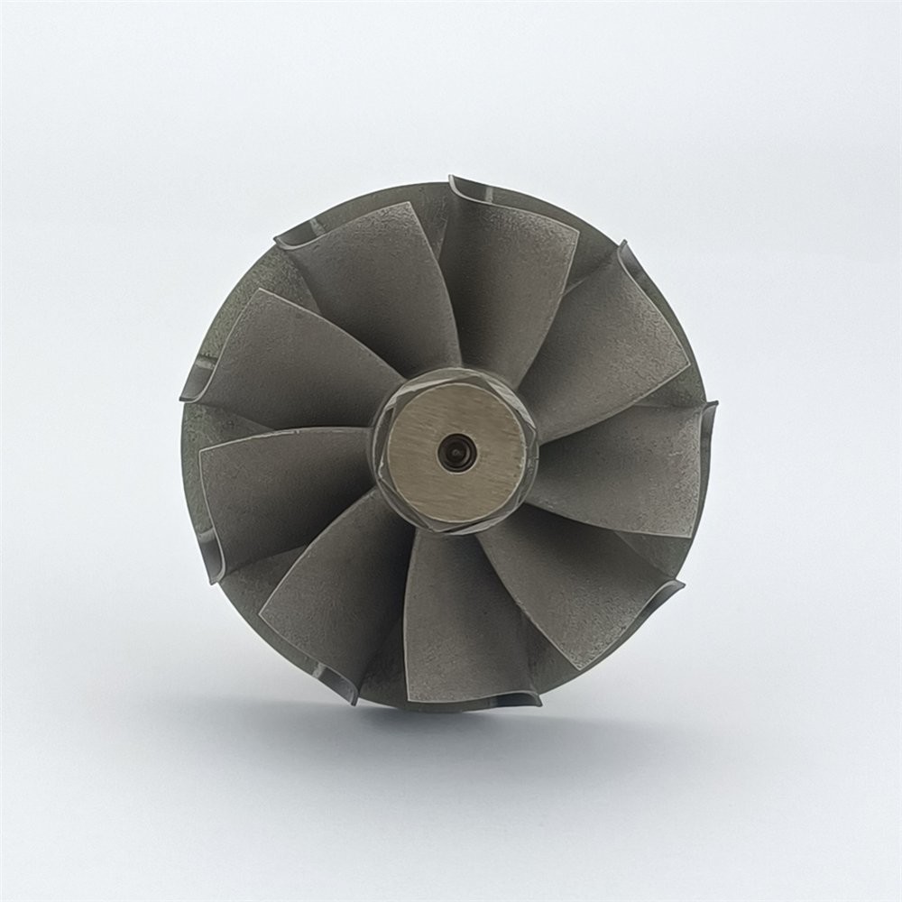 GT22V turbine wheel shaft for 760038-0003 9 blades for turbochargers