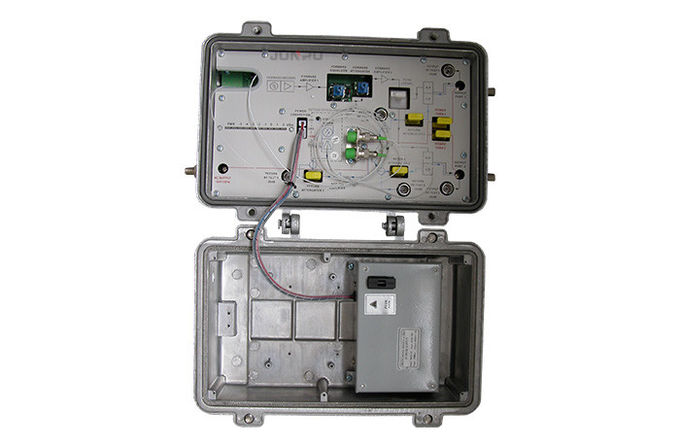 HFC Outdoor Return Path Fiber Optic Receiver 2 Outputs 60V Or 220V