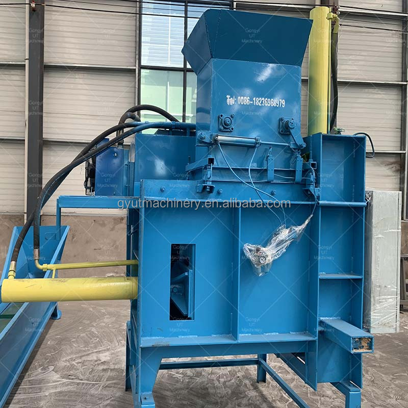 Horizontal Scale Weighing Baler Bagging Press Machine for Cut Wipers Rags Packing