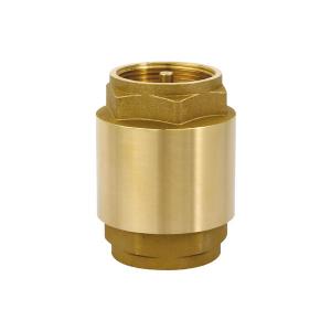 China 1 1 4 1 1 2 Vertical Brass Non Return Spring Check Valve for Water Supply Pipe System on sale