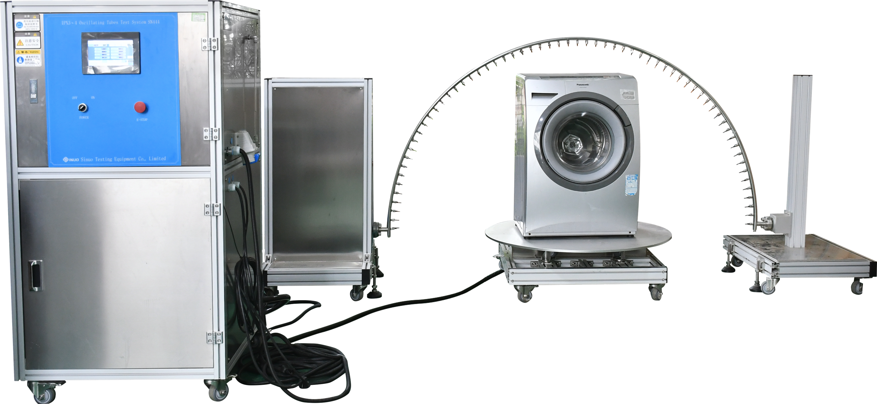 IPX3/4 Waterproof Oscillating Tube Rain Testing Equipment IEC 60529-2013