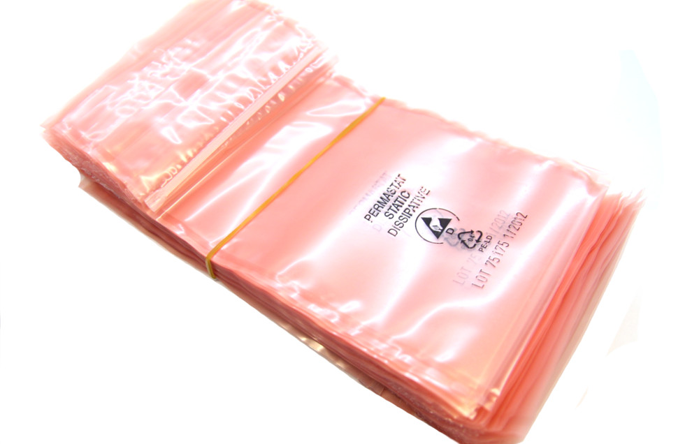0.10mm thickness Vacuum ESD Shielding Bags for PCB motherboard