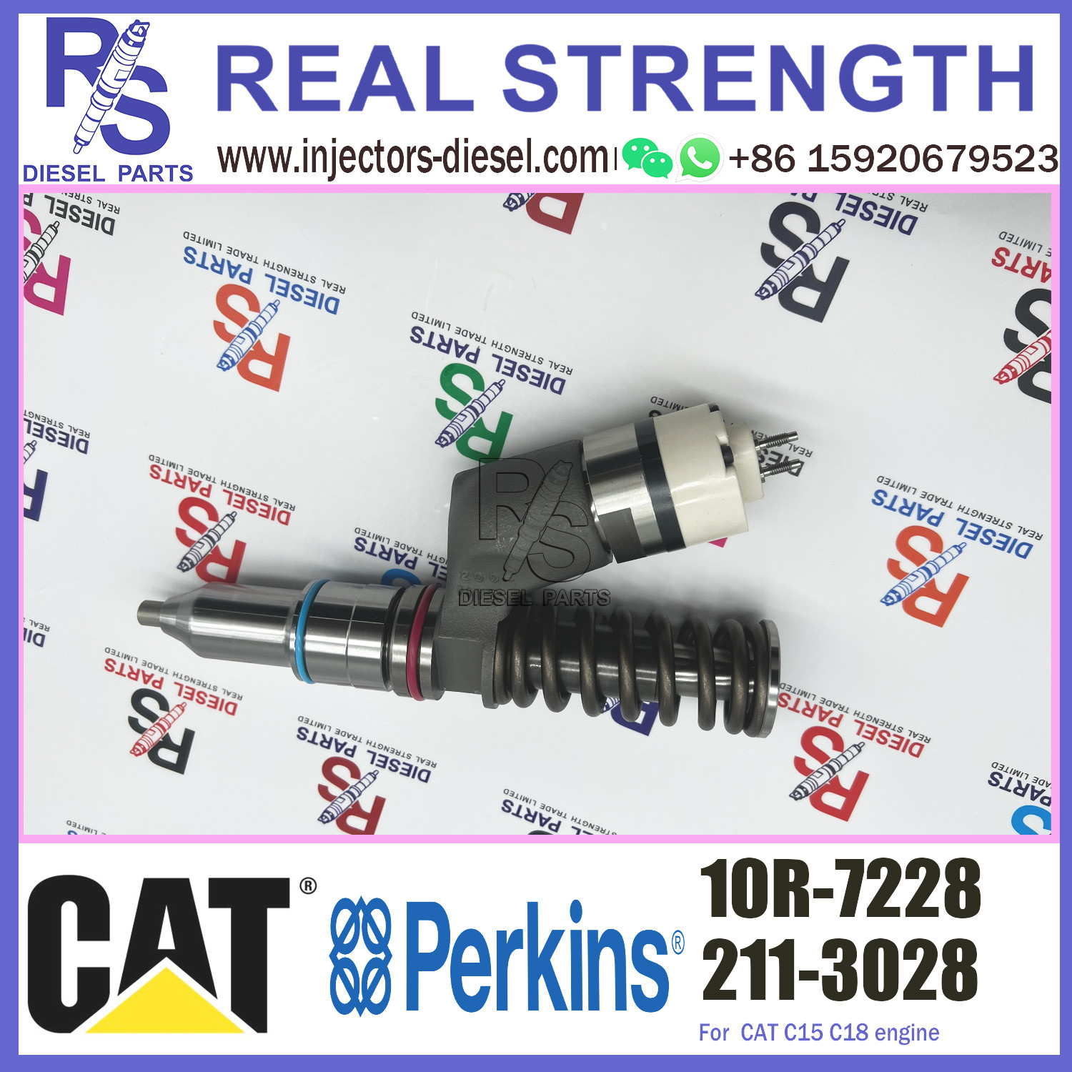 211-3028 Construction Machinery Spare Parts 211-0565 10R-7228 Cat C18 Injectors