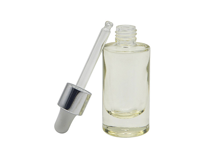 Aluminum Cap 50ml Amber Essential Oil Bottle With Dropper