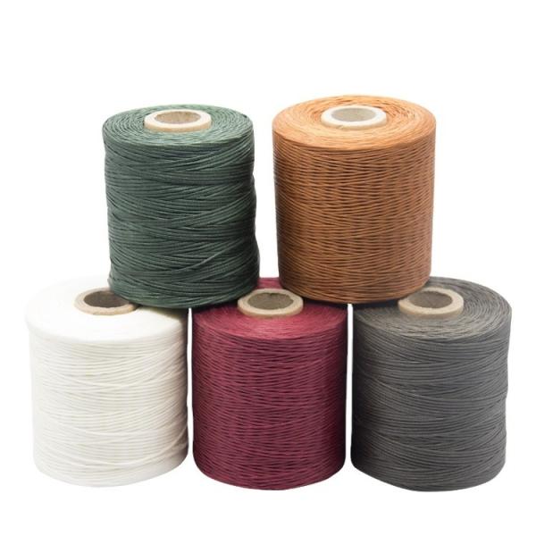 Knitting 400g 210D/16 Optional Colors DIY Handmade Leather Sewing 1mm Flat Wax