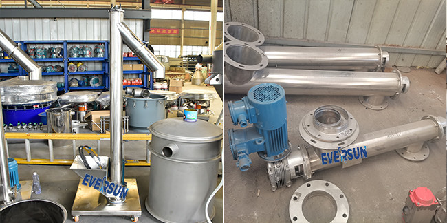 1 - 40m Stainless Steel Screw Conveyor For Powder Slurry Cement