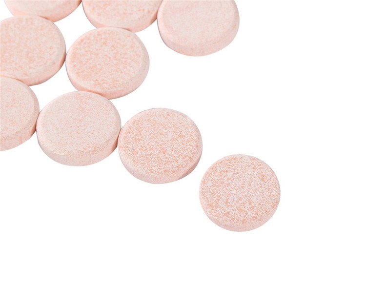Strawberry Flavor Vitamin C Effervescent Tablets With Calcium To Boost Immune System