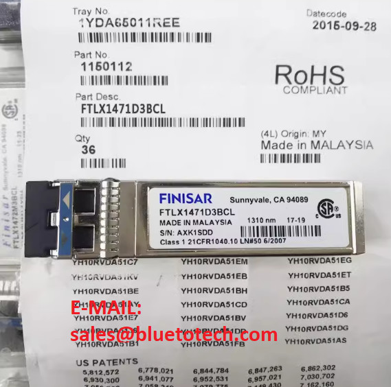 Finisar FTLF1217P2BTL 100BASE-FX SFP 1310nm 2km Single Mode Datacom SFP+ Transceiver