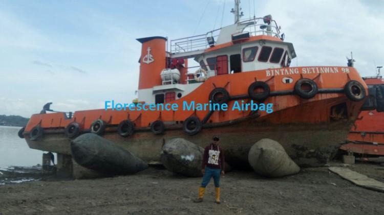 Natural Rubber Ship Launching Airbags Inflatable For Huge Structure