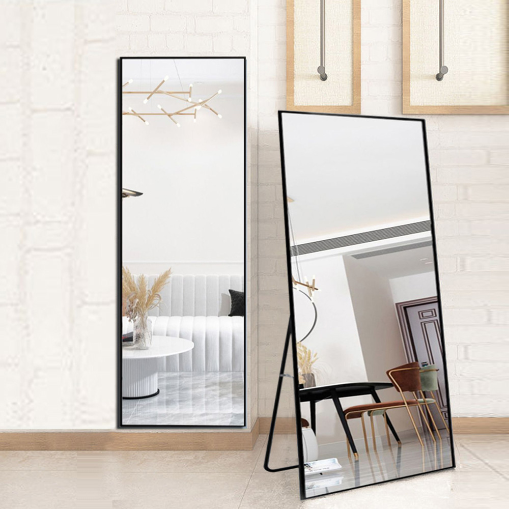 Nordic Style Arch Floor Mirror for Full Length Reflection in Living Room and Bathroom