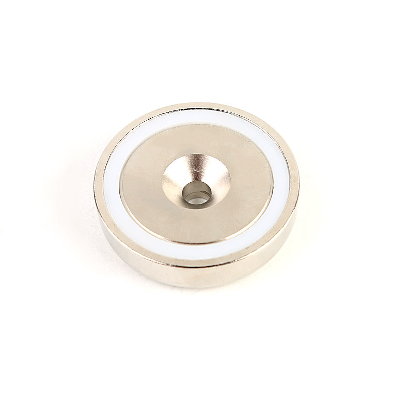 Strong pulling force Neodymium Pot NdFeB Magnet countersunk magnet N35 round base magnet with internal thread