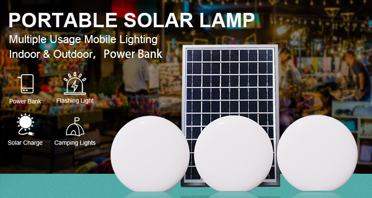 3pcs Rechargeable Solar LED Camping Lantern Outdoor Portable