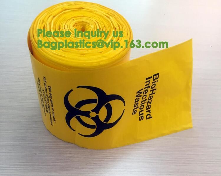 Lab, Hospital, Healthcare, Safety, Infectious, Medical Waste Disposal Warning Label Sterilization Indicate